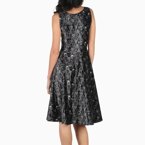 Blackmilk Star Wars Sentients Velvet Princess Midi Dress - Size Large - Picture 3 of 8